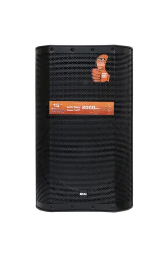 Caixa de som Ativa 15" 2000W Bluetooth Bivolt - BLG B-15