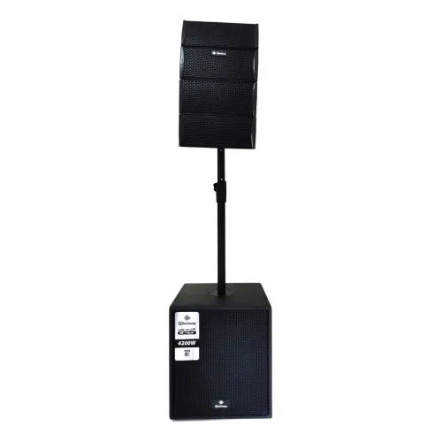 Caixa Amplificada Waldman L1-1544 Line Up Torre 4200w 