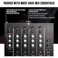 Numark Mixer M6 de 4 canais com interface de áudio integrada