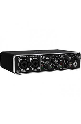 Interface De Áudio U-Phoria UMC204HD  Behringer