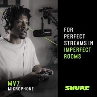 Microfone Shure MV7+ para Podcast XLR 