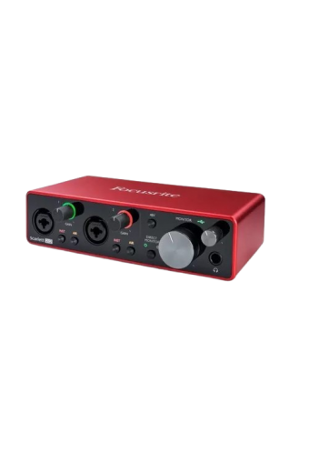 Interface De Áudio Usb Focusrite Scarlett 2i2 Geração 3