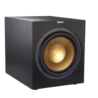 Subwoofer Ativo Klipsch R-120swi Wireless 12 Polegadas Cor Preto 110v