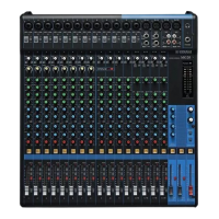 Console Yamaha MG20 de mistura 100V/240V