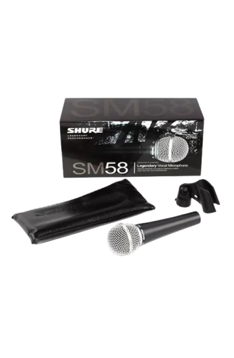 Microfone Shure Sm 58 Lc Vocal Dinâmico Cardióide Sm58-lc